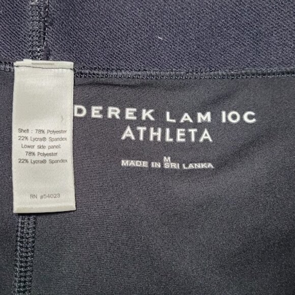 Derek Lam 10C X Athleta Black White Full Length Leggings Athletic Pants M - Picture 7 of 9